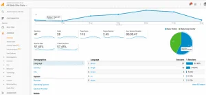 Google Analytics example