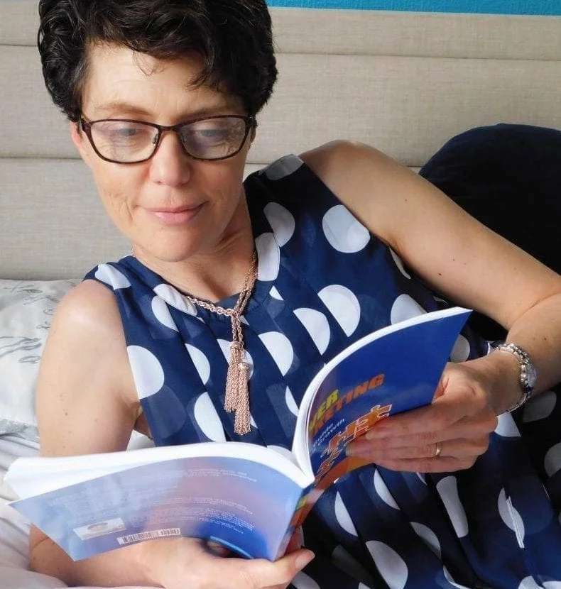 Jen_lies_book Jennifer writing coach