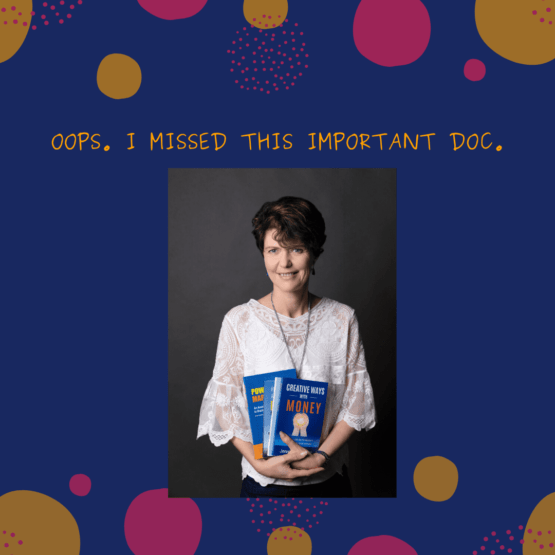 one sheet - important doc