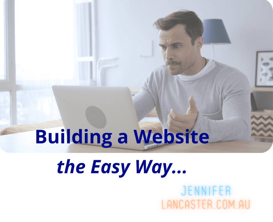building a website easily