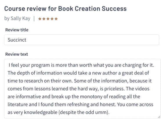 Course Review - how to publish in Australia