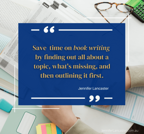 save time writing a book