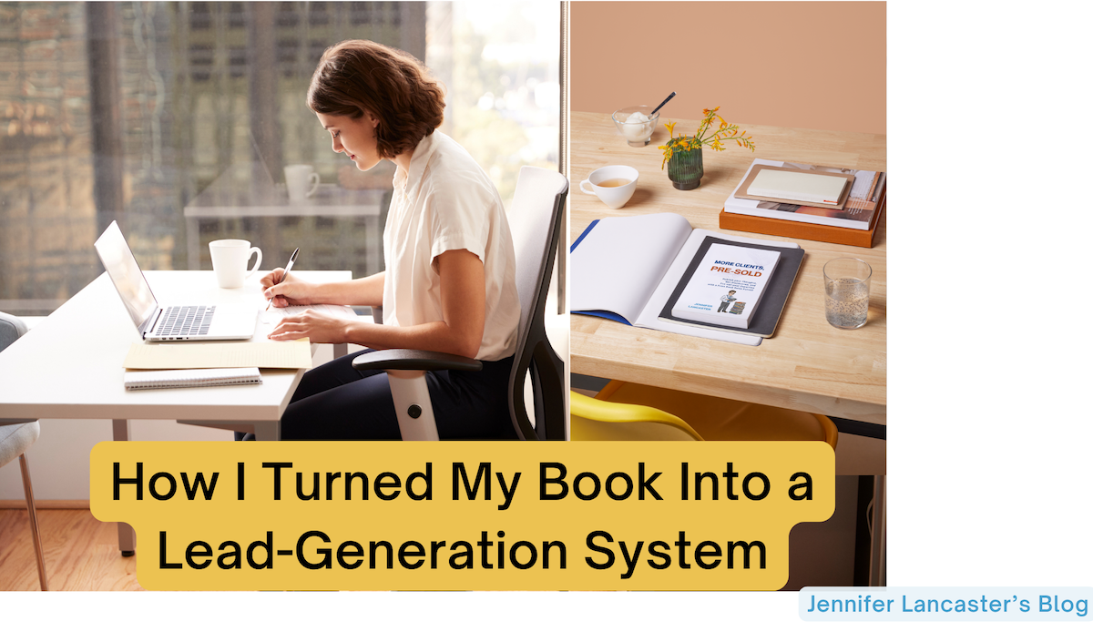 I turned my book into a lead gen system