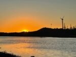 Sunset over WA windmills